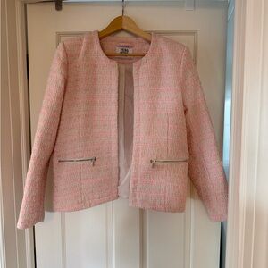 Vero Moda Soft Pink Tweed Blazer